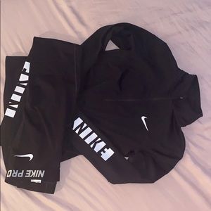 Nike Pro Legging set size Medium